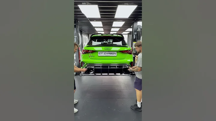 Quick diffuser change! #AudiRS3 #RS3 #Audi #CarbonFiber #Diffuser #CarMods #Bodykit #GermanCars
