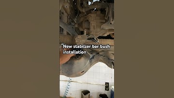 New stabilizer bar bush installation #youtubeshorts #engine #shorts #noise #automobile #marutisuzuki