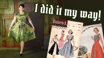 Walk Away from the Walkaway Dress? // Drafting it Myself