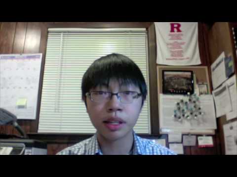 Kyle M. Loh - Davidson Fellows Scholarship Application (Part 1 of 2)