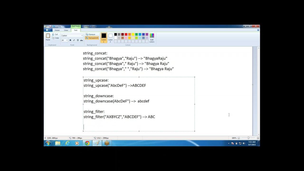Abinitio string functions YouTube