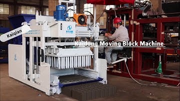 QTM10-25 Egg layer brick making machine moving block making machine