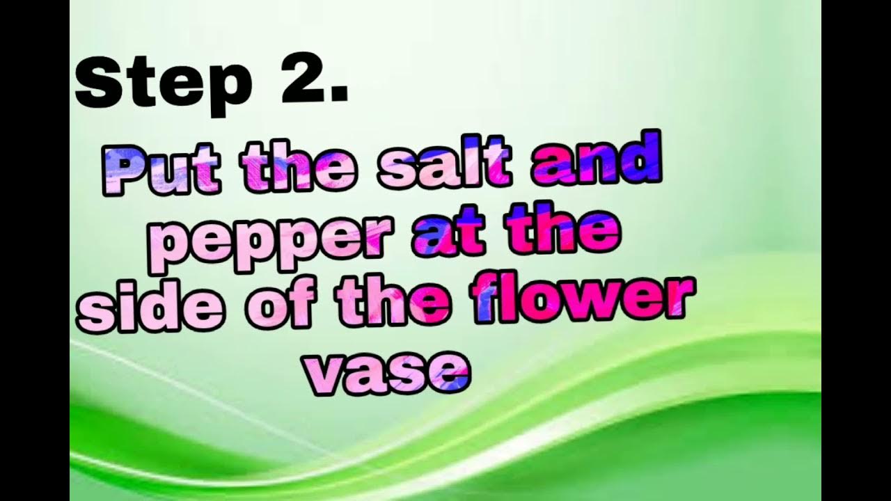 Steps in setting up trays and trolleys YouTube