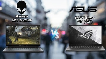 Alienware M15 R4 (2021) vs ROG Zephyrus G14 GA401Q (2021) | Alienware vs ROG ?