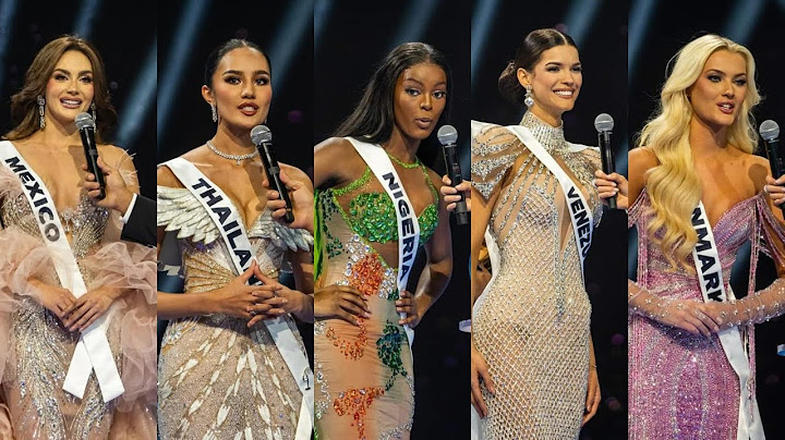 MISS UNIVERSE 2024 | TOP 5 Question & Answer | Final Show