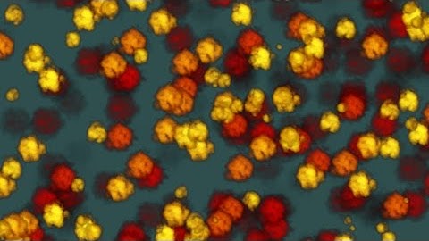 HTML Page RandomExplosionsCanvas.html -- animation with Sprite objects