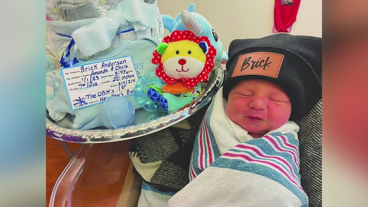 Outer Banks Hospital welcomes first baby of 2023 - YouTube