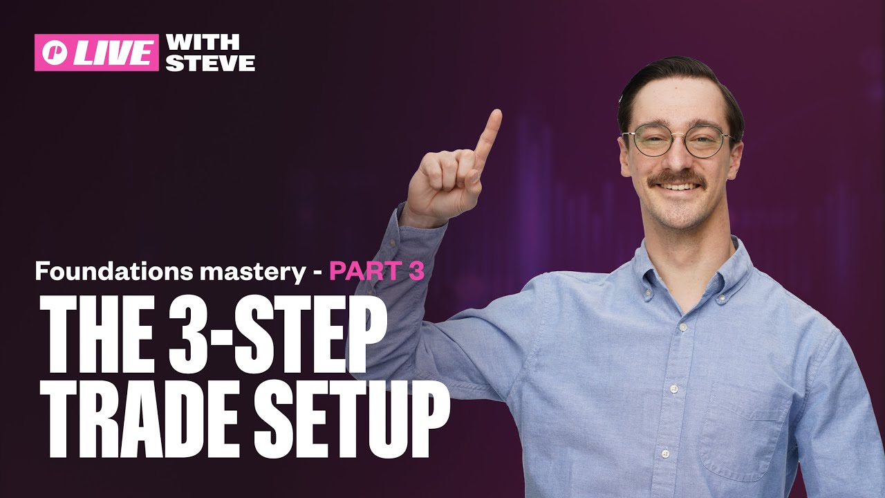 Master The 3-Step Trade Setup with Steve — Live Webinar