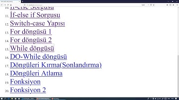 PHP de Do-While Döngüsü