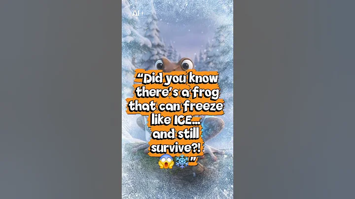 “The Frog That Freezes Solid… and Lives Again! ❄️😱” #FunFactsForKids #WoodFrog #FrozenFrog #fyp