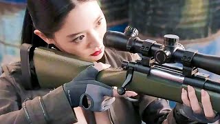 The beautiful sniper used silencer kill the target，wiped out all the Japanese troops by herself!