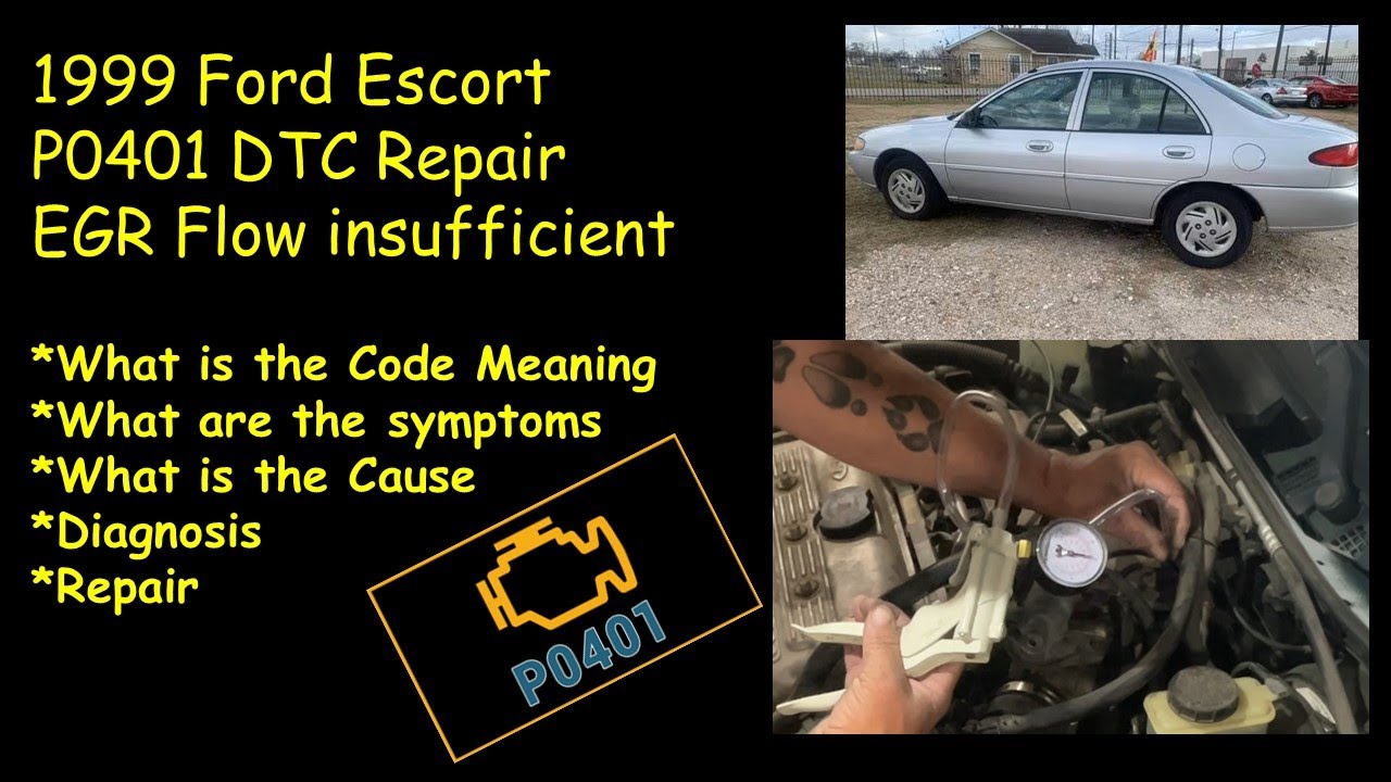 1999 Ford Escort P0401 EGR Code [Save Big $$$] - YouTube