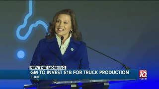 Gov. Whitmer announces $1B investment to GM Flint Assembly