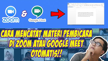Cara Ringkas Materi Zoom, Google Meet DLL Otomatis Tanpa Aplikasi!