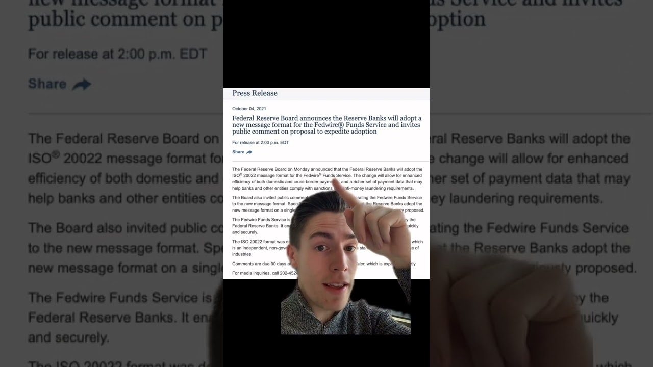 FED Reserve Will Now Adopt ISO 20022!!!🤯🔥🤑 | 