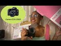 Kit canon eos 250d  unboxing 