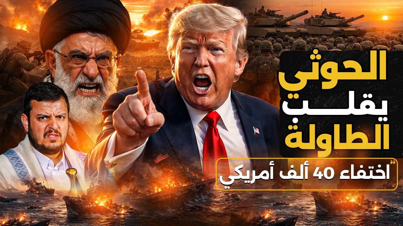 زحف حرب! اختفاء 40 ألف أمريكي وفخ حوثي؟ | #إسرائيل #ايران #امريكا #الخليج #ترامب #السعودية #الامارات