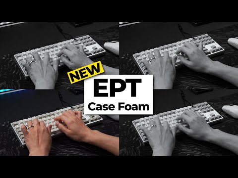 Keyboard Case Foam Comparison EPT vs Poron vs Memory