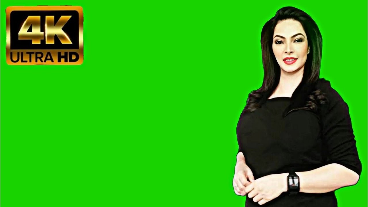 green screen news caster | chroma key news caster | 