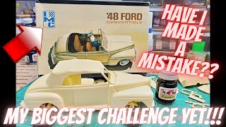 I May End Up Regretting This!!!  IMC 1948 Ford Convertible build!!