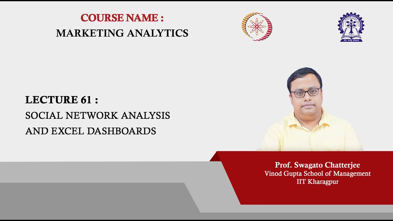 Lecture 61: Social Network Analysis and Excel Dashboards