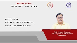 Lecture 61: Social Network Analysis and Excel Dashboards