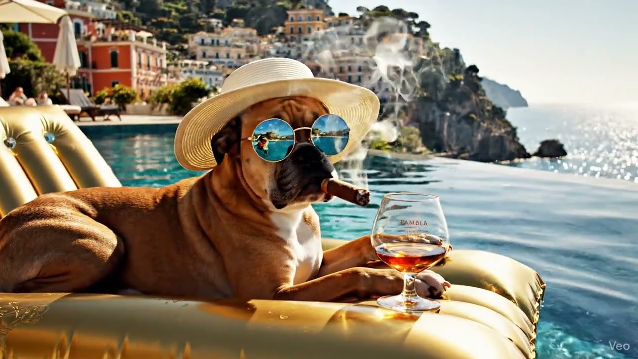 Lola Boxer Cigar Traveling Dog Amalfi 1