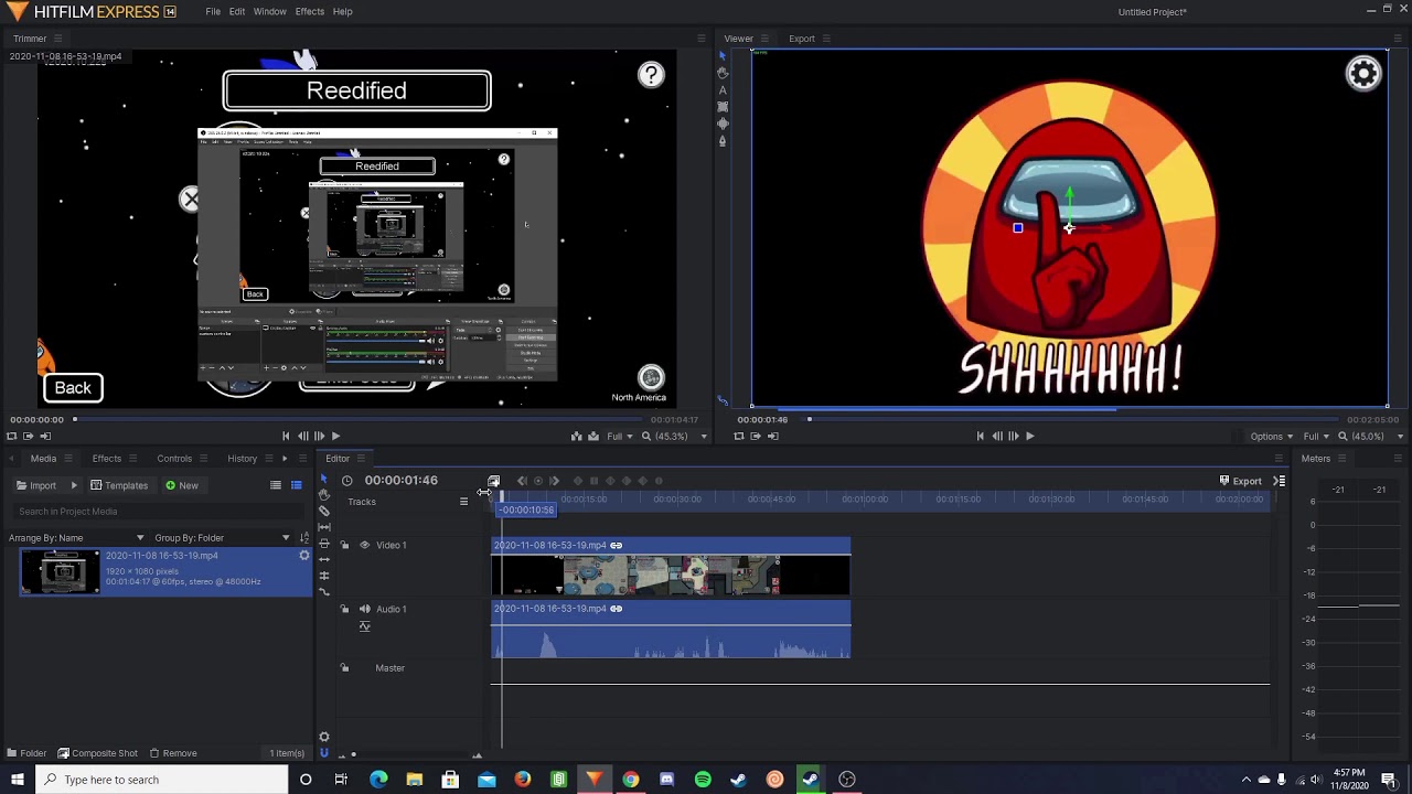 How to Cut and Merge Video Clips in Hitfilm Express YouTube
