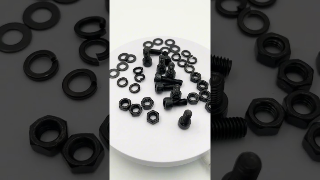 2500p Black Steel Socket Head Hex Round Cap Screws Set M2 M3 M4 M