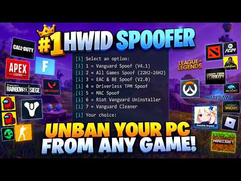 *NEW* HWID Spoofer 2026 - It Unbans You From Every Game Under 1 Minute! (Full Guide)