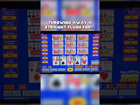 Would YOU Throw Away 10 Straight Flushes?