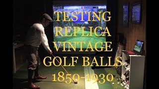 Testing Vintage Replica Hickory Golf Balls on Flightscope Mevo Plus (McIntyre Golf Company) screenshot 2