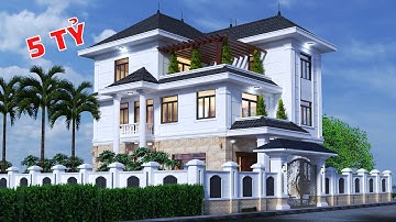 DINH THỰ 3 tầng tân cổ điển xa hoa TRỌN GÓI chỉ 5 tỷ l Thiết kế nhà đẹp Sen Việt