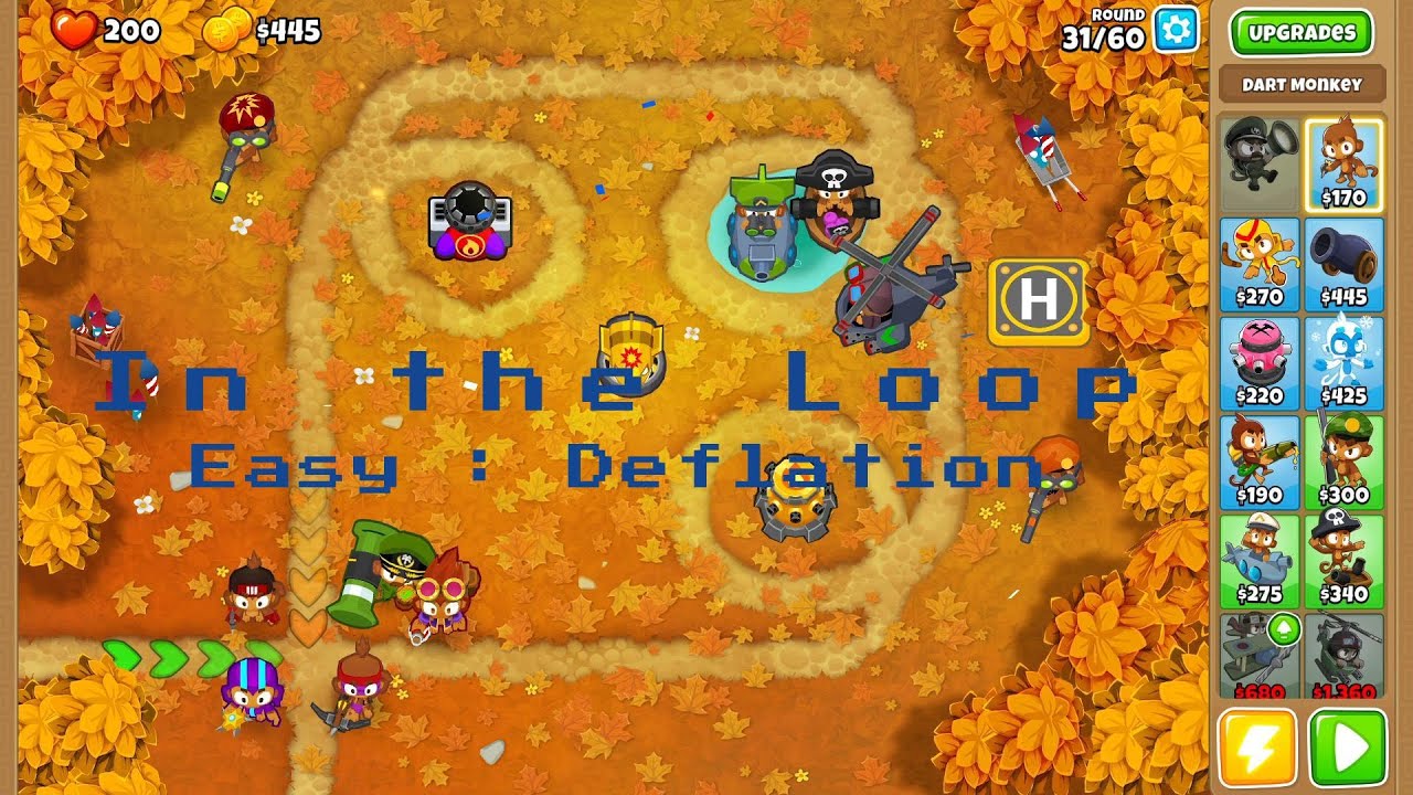 Bloons TD 6 In the Loop Easy Deflation - YouTube