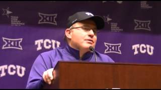 TCU HC Gary Patterson talks Frogs' 28-21 win over Baylor