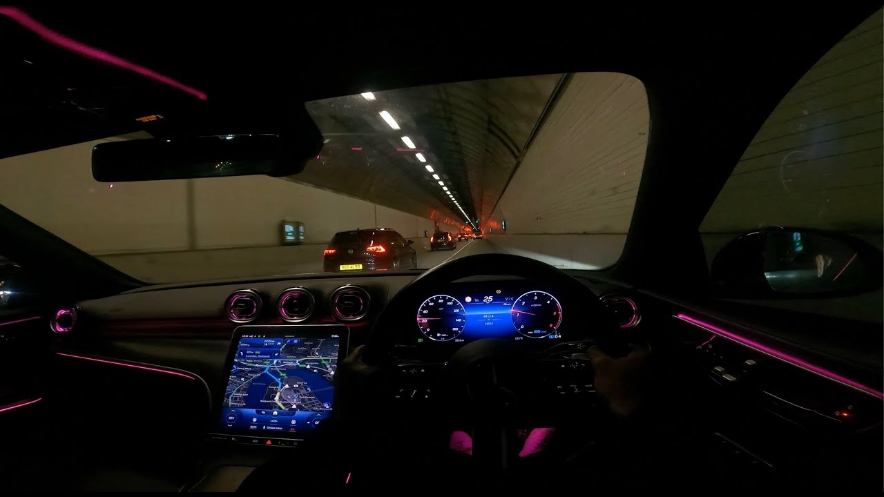 MERCEDES-BENZ C CLASS C220 AMG LINE PREMIUM 2022 - NIGHT DRIVE - YouTube