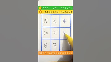 #math #puzzle #crazy #tricks #missingnumber? yt short #reasoningshort #video #SSC #CGL #CHSL #GD