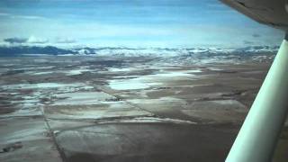Flying over the Ruby Valley