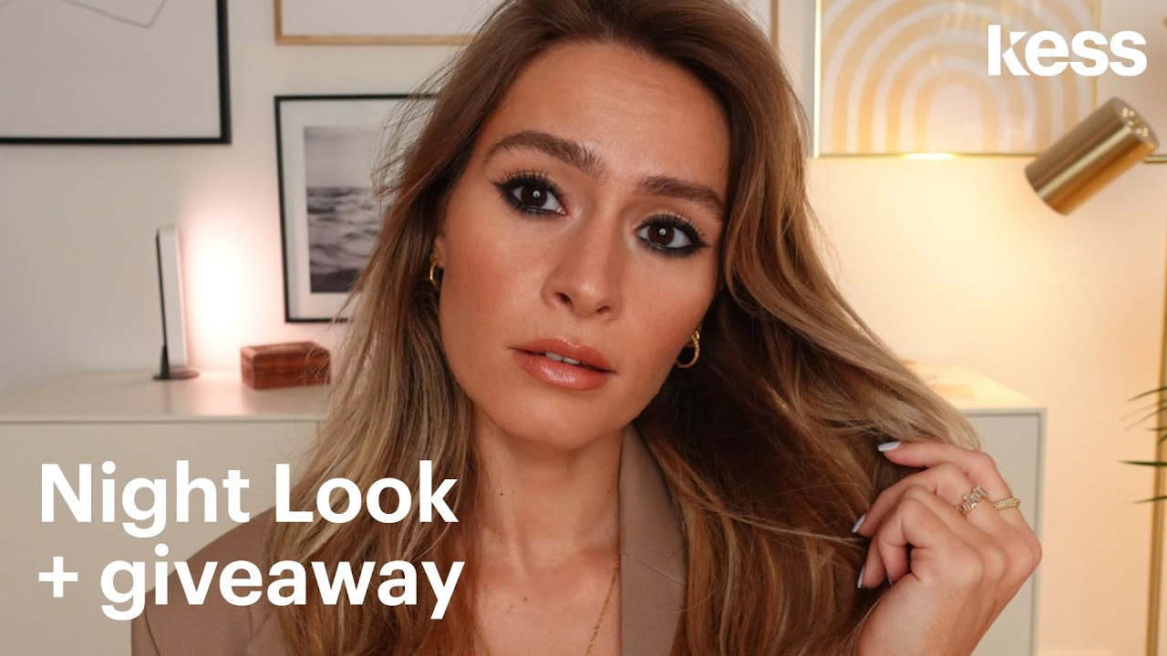 NIGHT LOOK Makeup Tutorial + VERLOSUNG  ✨ |  Kess Berlin