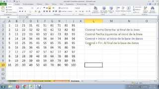 Visual Basic para Excel Tutorial número 4 moverse a través de una base de datos