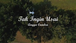 TAK INGIN USAI - ANGGA CANDRA | Lyrics + Cover | Lirik Lagu