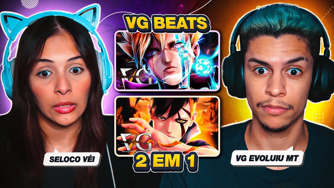 2 EM 1: VG BEATS - Boruto & Kawaki | [React em Casal] 🔥