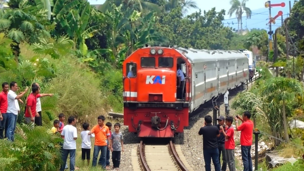 KA.SERELO PUSH PULL ⁉️ || Lokomotif KA Serelo Trouble Sehingga Ditarik Lagi Ke Stasiun Lubuklinggau