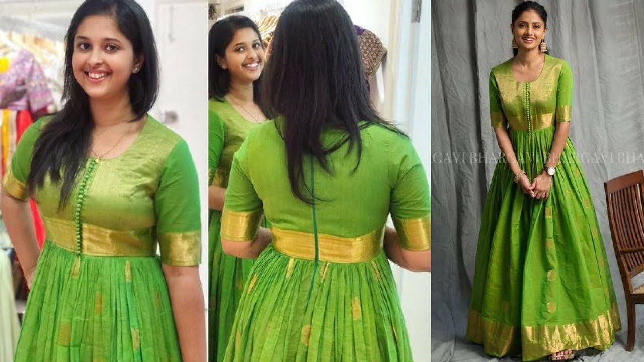 40+ kurti from old saree designs||saree reuse ideas - YouTube | Chudidar  designs, Saree designs, Fashion blouse design