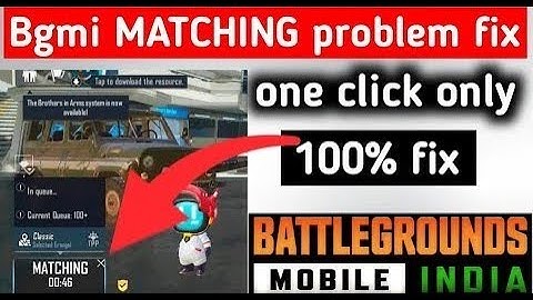 Fix bgmi Matchmaking Problem in just 20 Seconds | Start match in 0.1 Second | Emulator + Andriod |