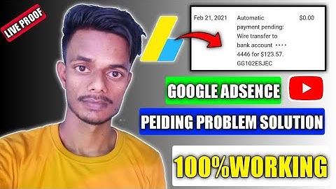 AdSense Payment Pending Problem Selution|Automatic Payment Pending Google AdSense Problem Solution