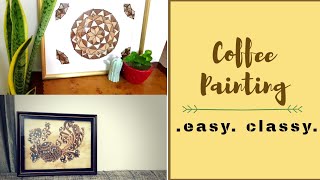 coffee painting /art video / malayalam/beginner painting /easy painting ideas