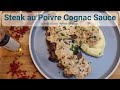 Peppercorn Steak Sauce Recipe - Steak with Pink Peppercorn Cognac Sauce