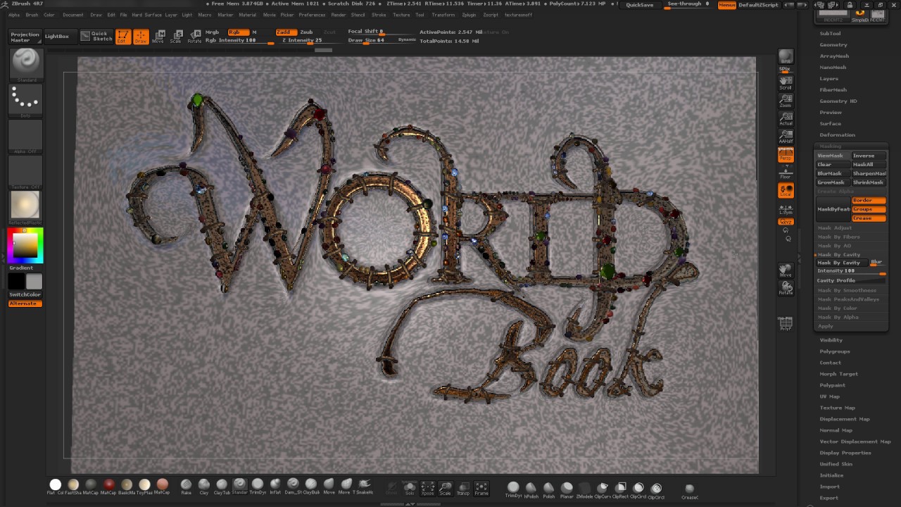 modlling a book in zbrush