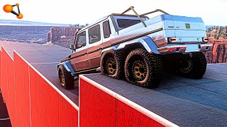 Stairs VS Cars #17 - BeamNG drive